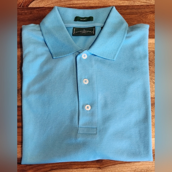 Outer Banks Sky Blue Men's Polo Shirt NWOT - Picture 1 of 4